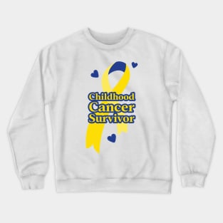 Childhood Cancer Survivor Crewneck Sweatshirt